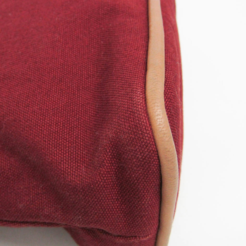 Hermès Bolide MM · Canvas & Leather Pouch