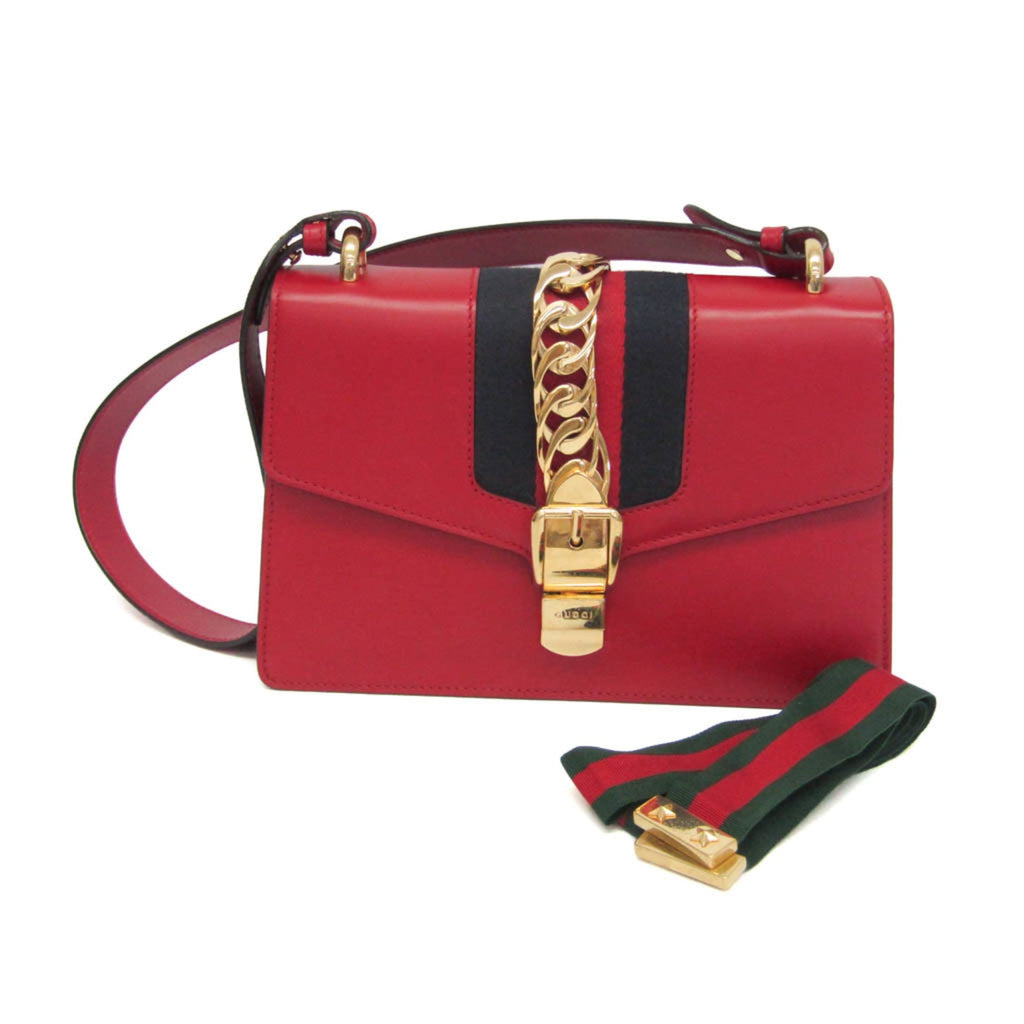 Gucci Sylvie · Leather Shoulder Bag