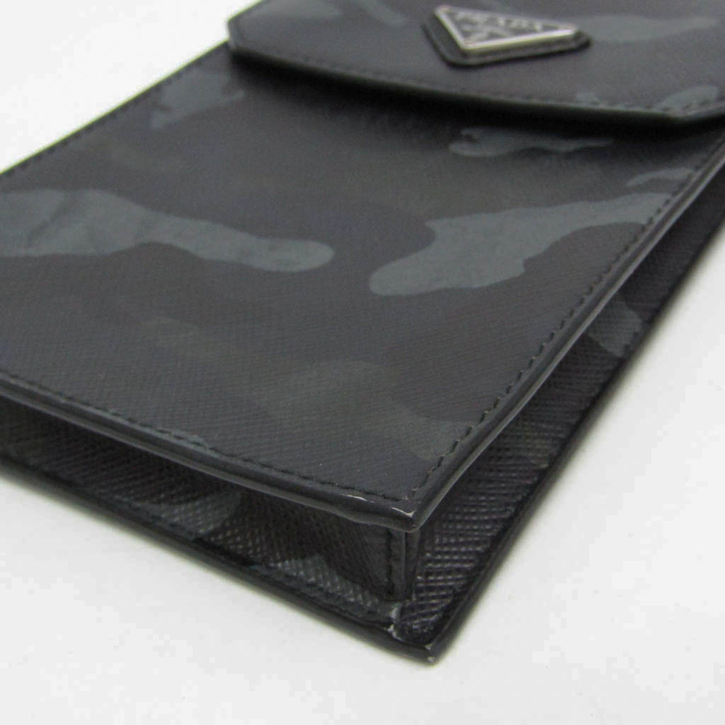 Prada Saffiano · Camouflage Shoulder Pouch