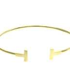 Tiffany T Wire · 18K Yellow Gold Bangle