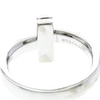 Tiffany T One · 18K White Gold · Diamond · Size 4.5 (EU 51.25)