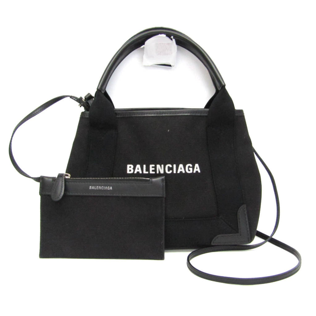 Balenciaga Navy Cabas XS · Canvas