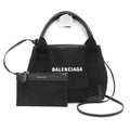 Balenciaga Navy Cabas XS · Canvas