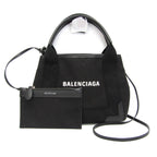 Balenciaga Navy Cabas XS · Canvas