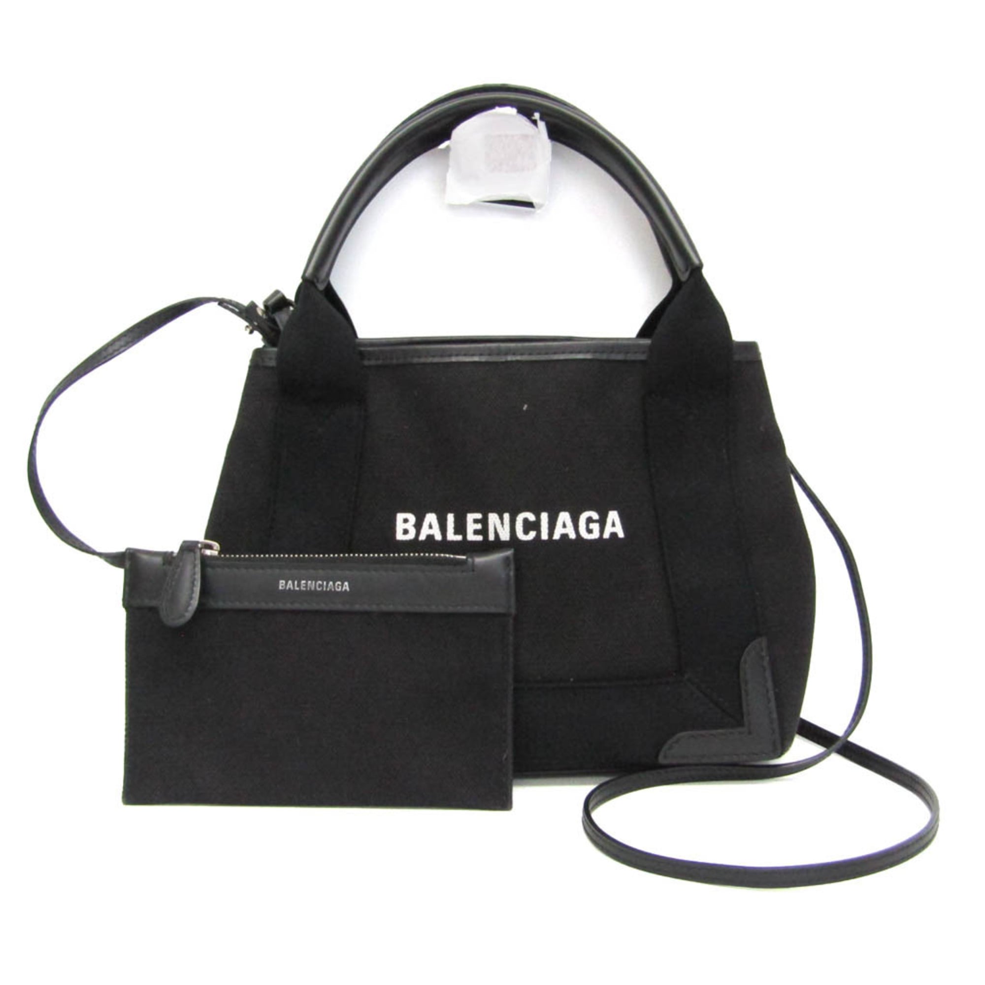Balenciaga Navy Cabas XS · Canvas