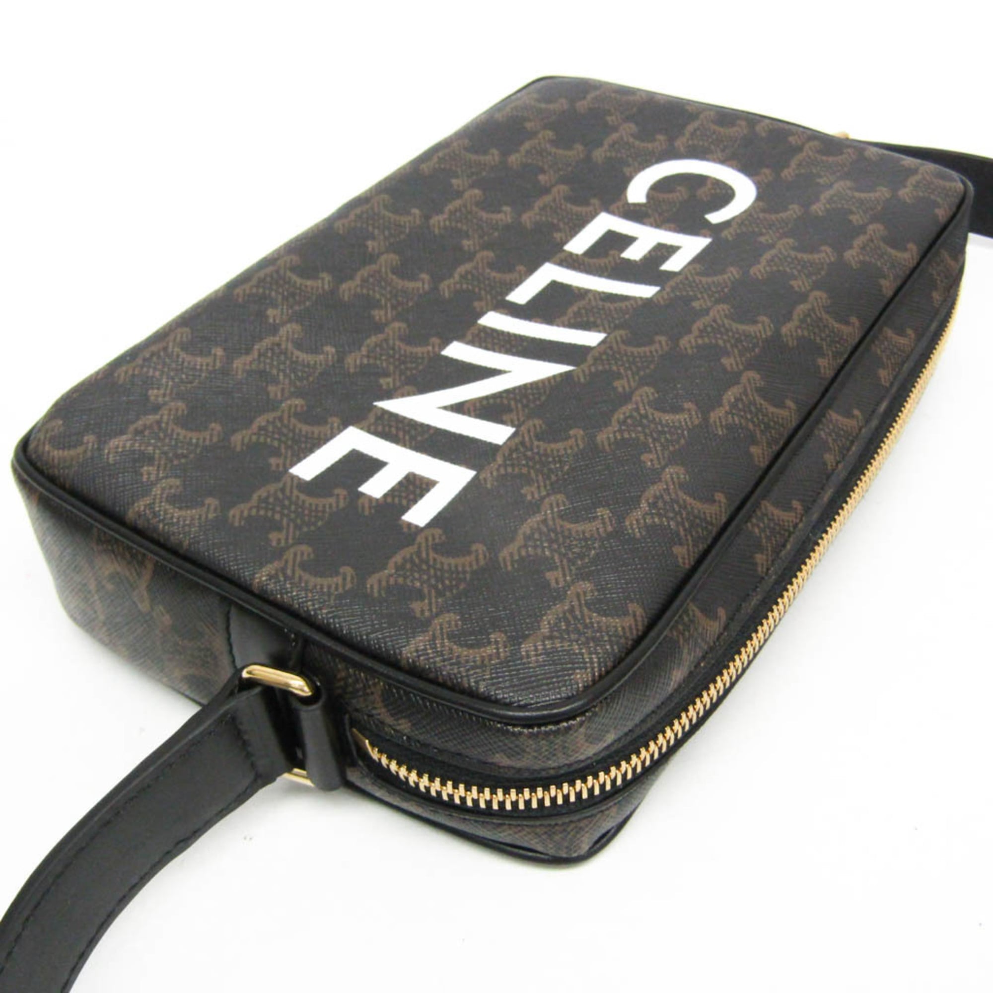 Celine Triomphe Medium · Coated Canvas