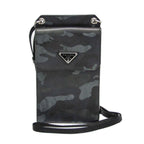 Prada Saffiano · Camouflage Shoulder Pouch