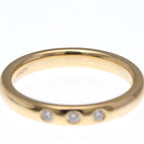 Tiffany Stacking Band · 3 Diamond · Rose Gold