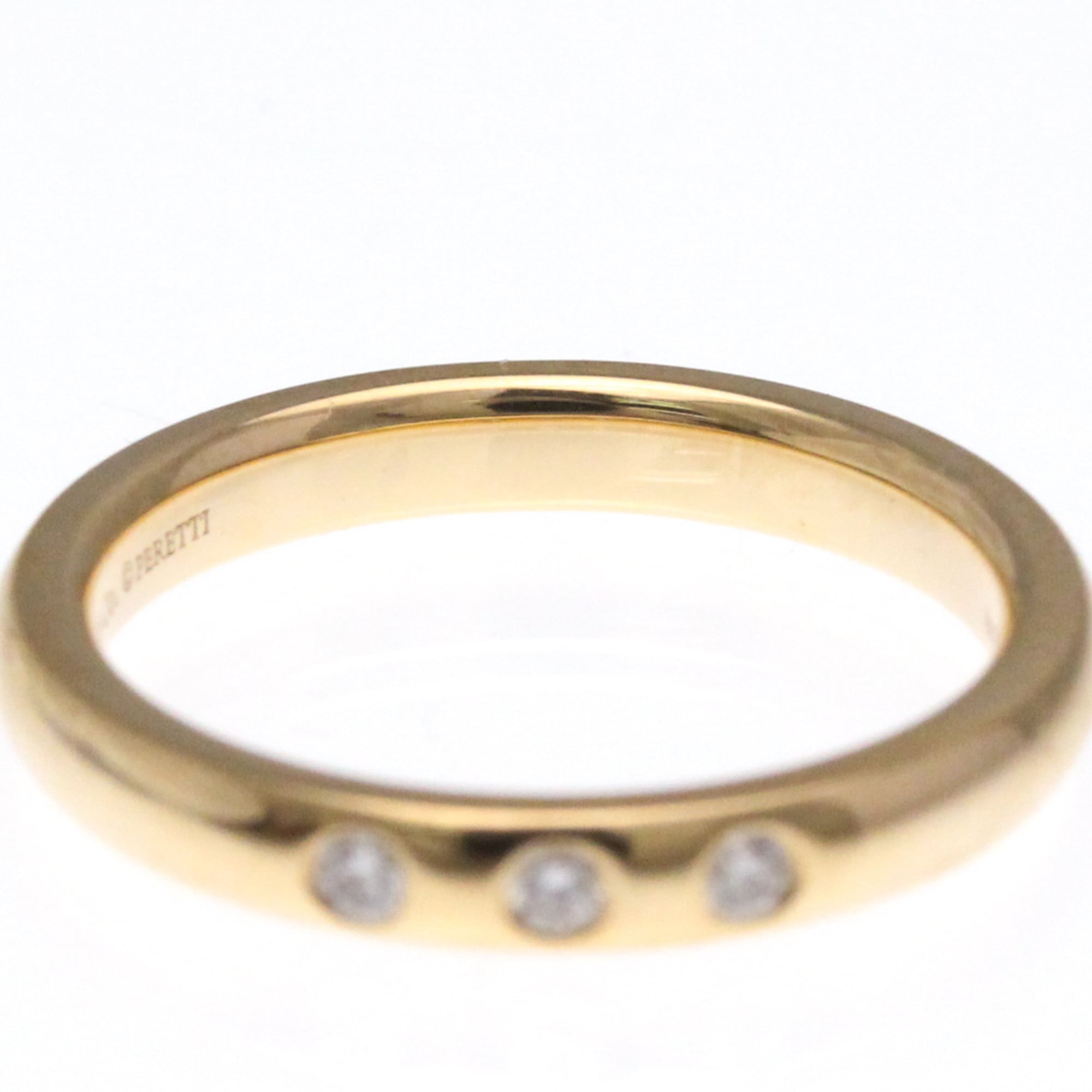 Tiffany Stacking Band · 3 Diamond · Rose Gold