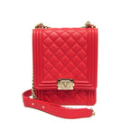 Chanel Boy · Lamb Leather