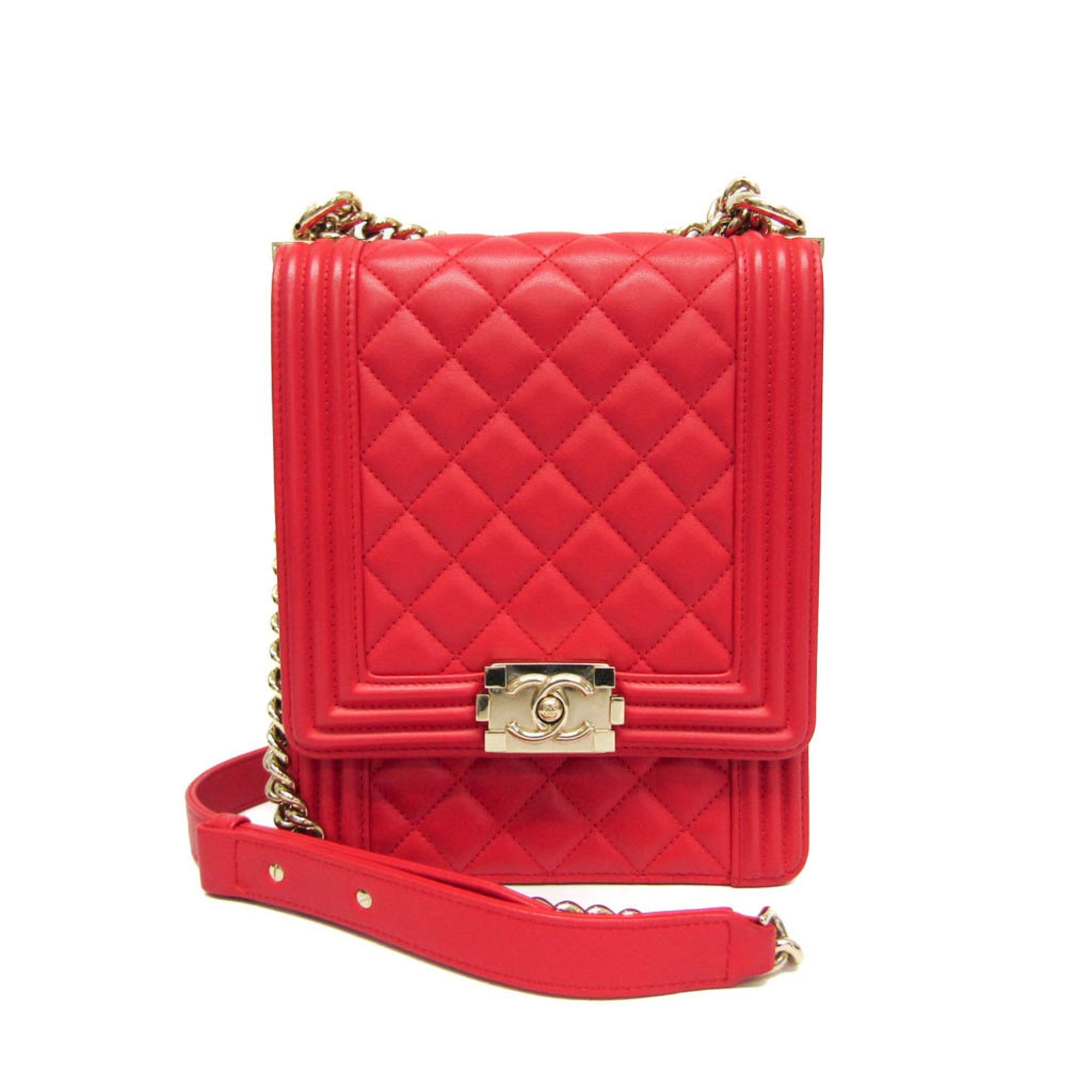 Chanel Boy · Lamb Leather