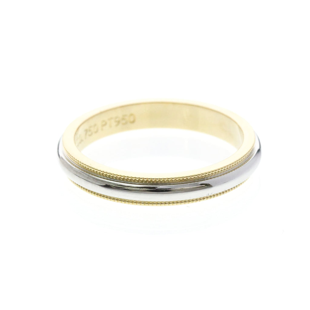 Tiffany Milgrain · Platinum & 18K Yellow Gold