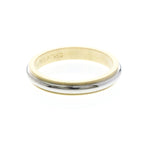 Tiffany Milgrain · Platinum & 18K Yellow Gold
