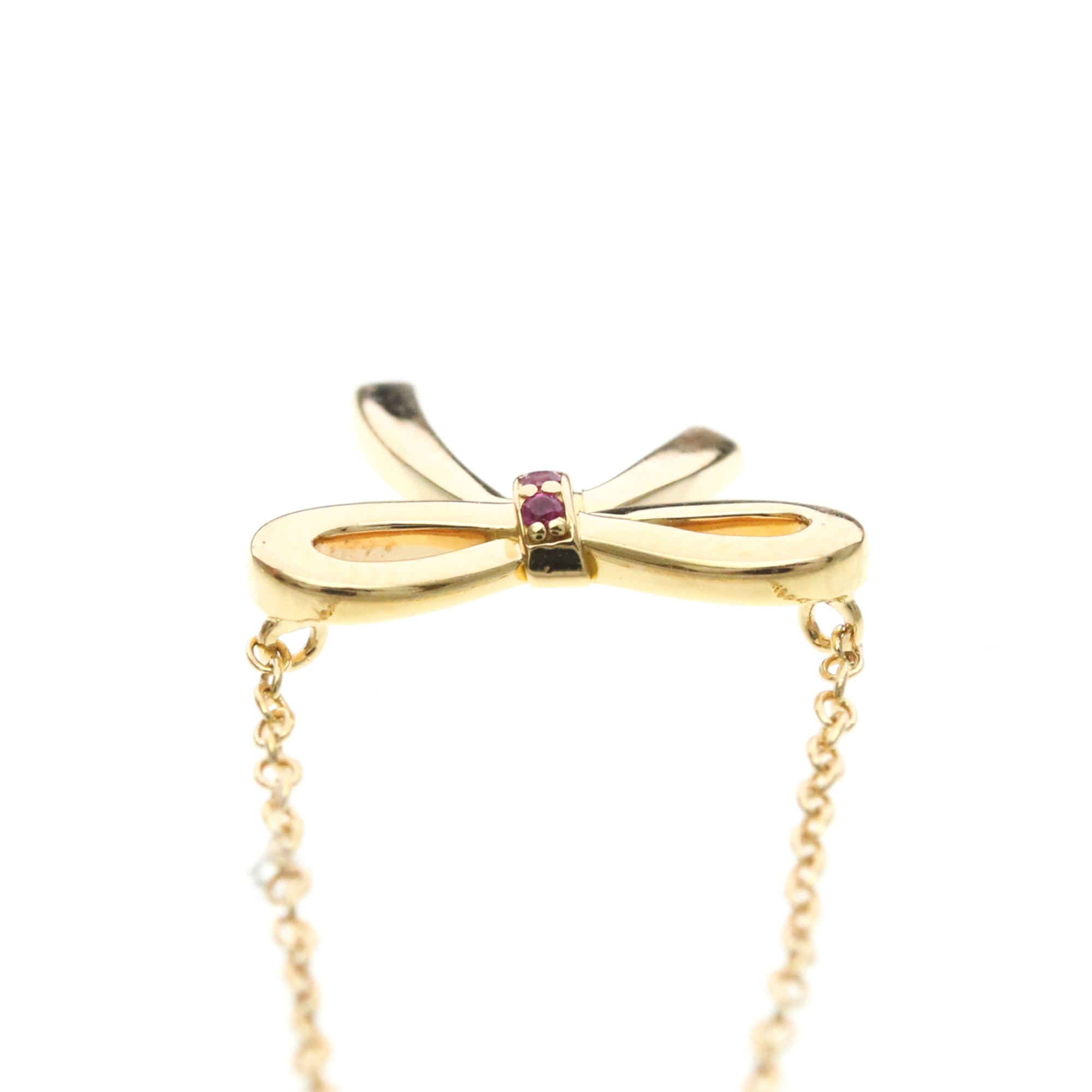 Tiffany Bow Ribbon · Rose Gold · Ruby