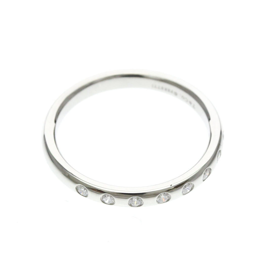 Tiffany Stacking Band · 8 Diamonds · Platinum