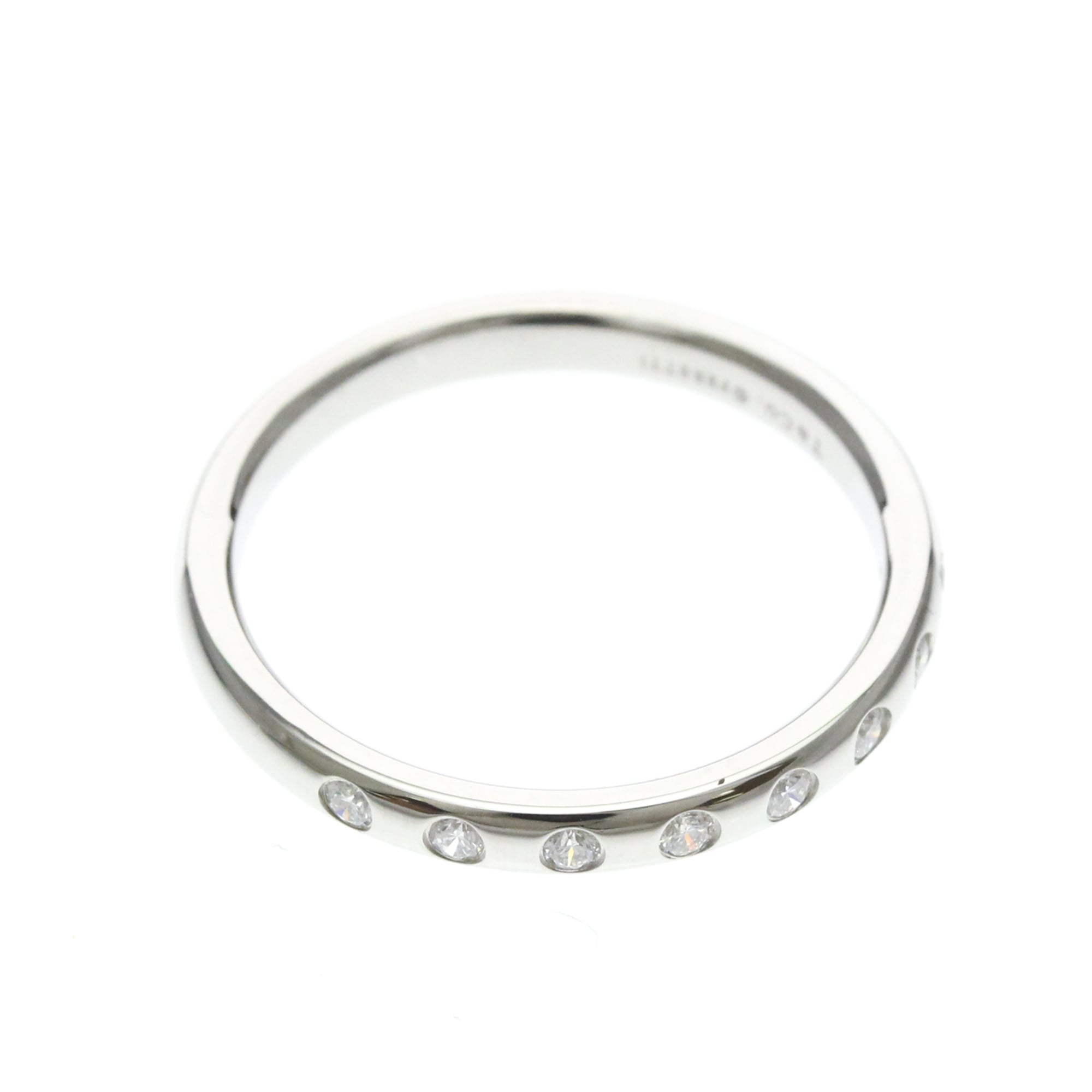 Tiffany Stacking Band · 8 Diamonds · Platinum