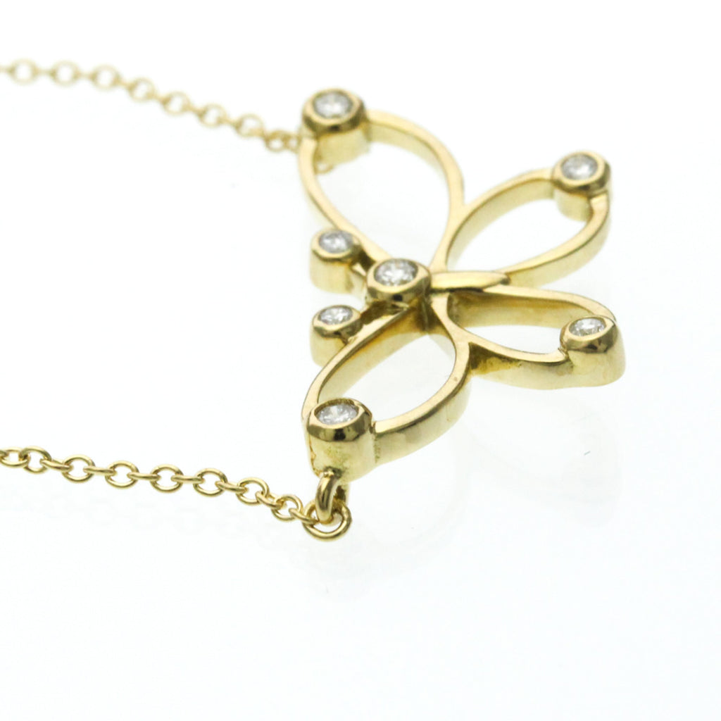 Tiffany Butterfly · Diamond · 18K Yellow Gold