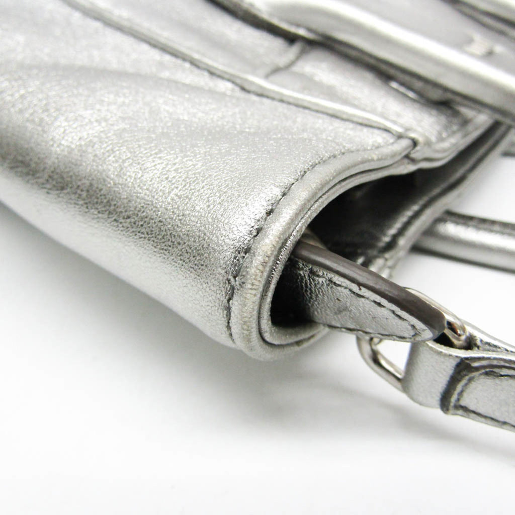 Miu Miu Nappa Biker · Metallic Leather