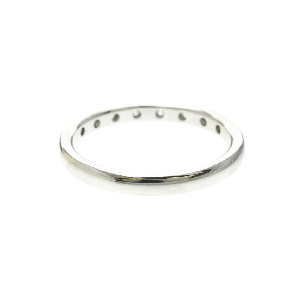 Tiffany Stacking Band · Platinum · 8 Diamonds