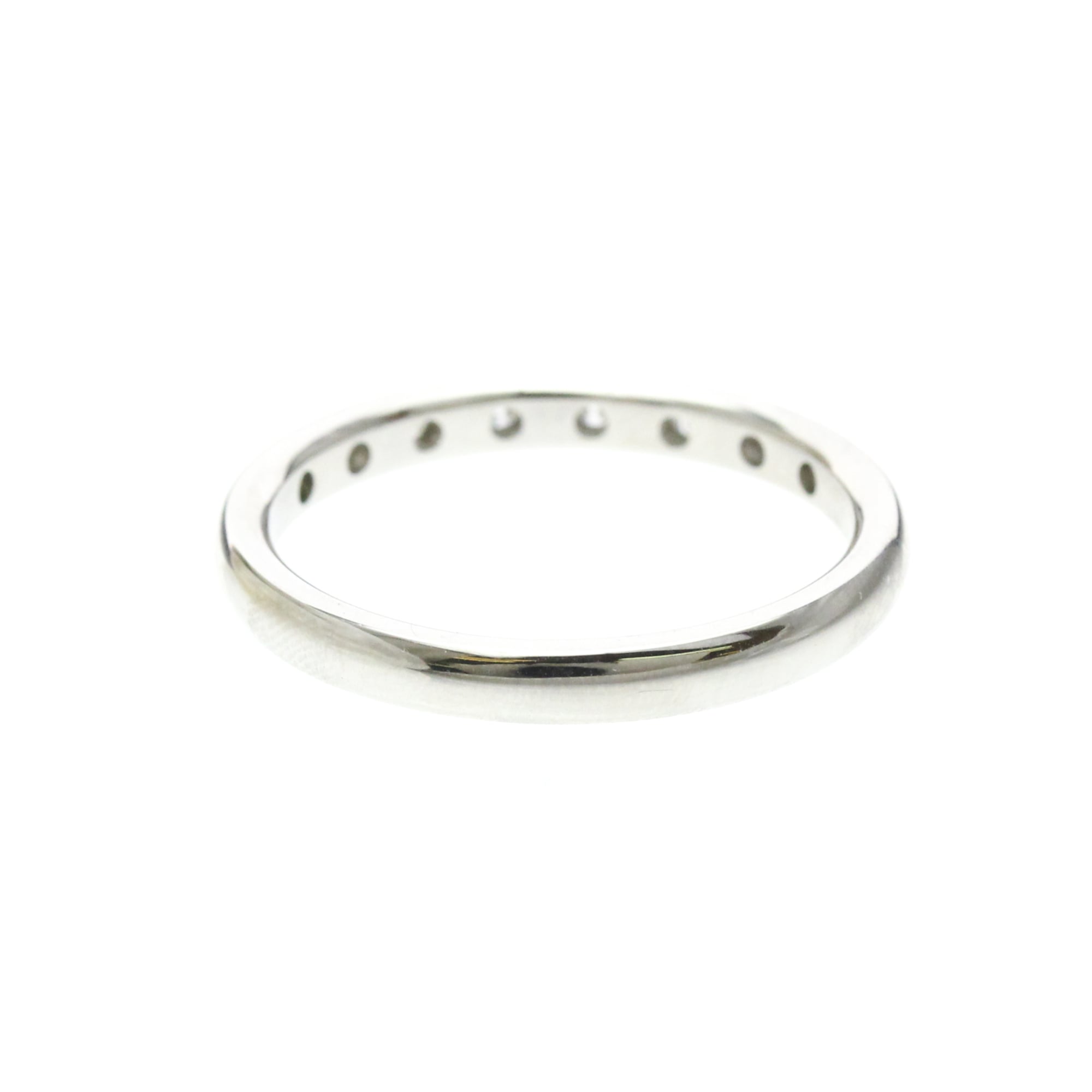 Tiffany Stacking Band · Platinum · 8 Diamonds