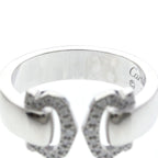 Cartier 2C Boucle · Diamond · 18K White Gold