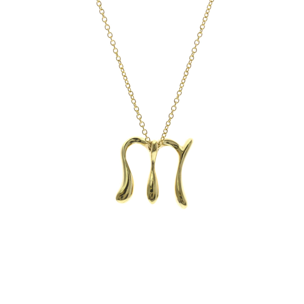 Tiffany Letter M · 18K Yellow Gold