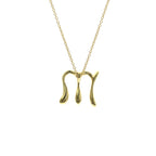 Tiffany Letter M · 18K Yellow Gold