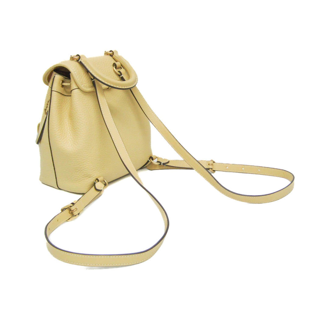 Coach Leah · Leather Backpack