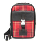 Coach Track Pack · Tartan Plaid · Leather
