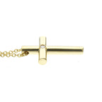 Tiffany Cross · 18K Yellow Gold · Diamond