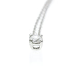Tiffany Solitaire Diamond · Platinum Necklace
