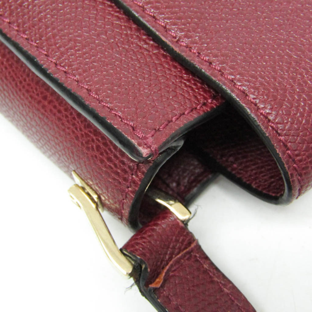 Valextra Crossbody · Leather Shoulder Bag