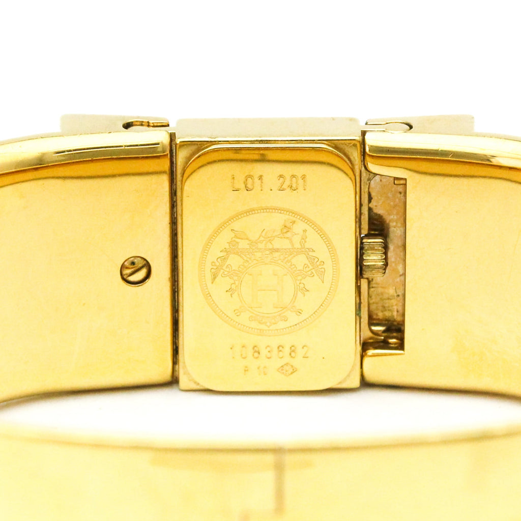Hermès Loque · Gold Plated · Quartz