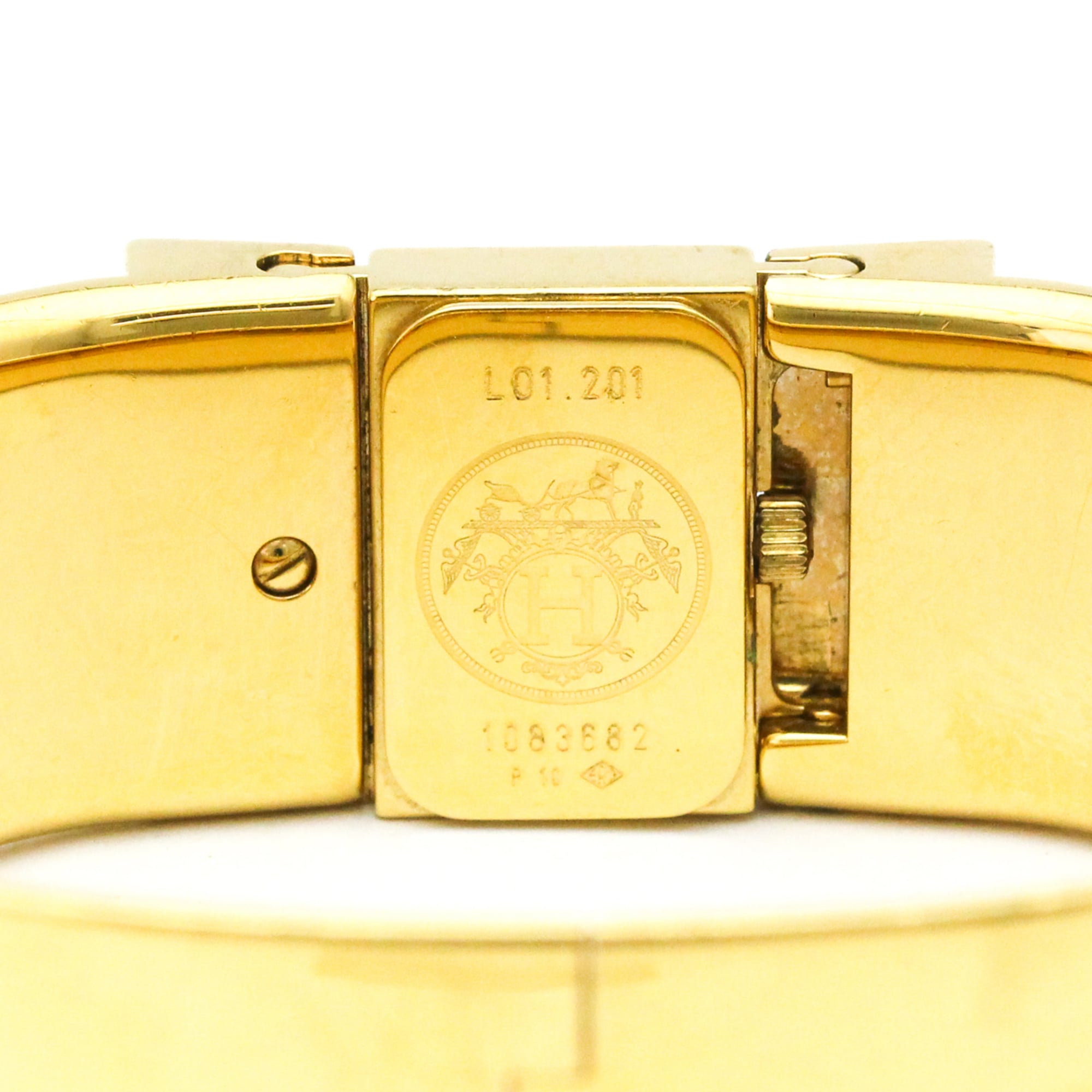 Hermès Loque · Gold Plated · Quartz