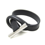 Hermès Leather & Metal Bangle