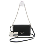 Prada Chain Mini Crossbody · Nylon