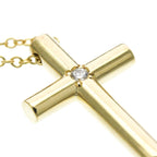 Tiffany Cross · 18K Yellow Gold · Diamond