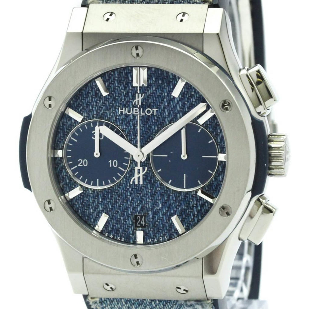 Hublot Classic Fusion Jeans · Titanium · Denim