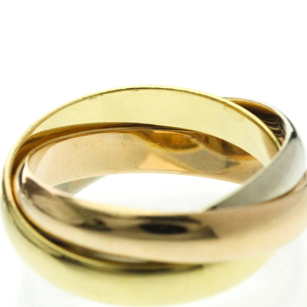 Cartier Trinity · Tri-Gold Band Ring