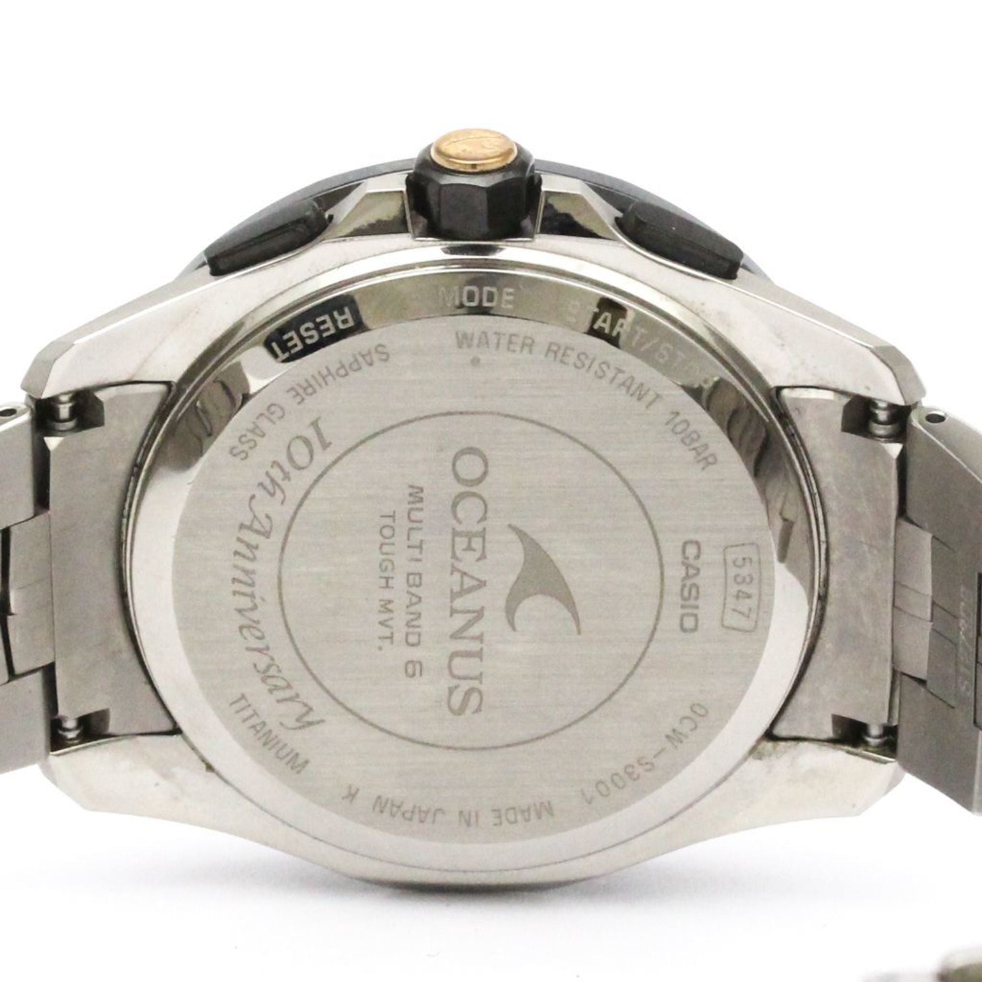 Casio Oceanus Manta · 10th Anniversary · Titanium