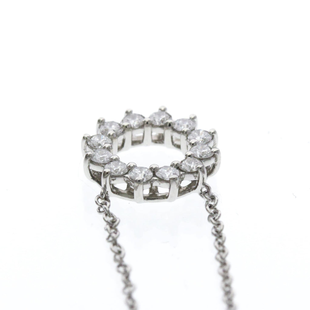 Tiffany Open Circle Mini · Platinum · Diamond