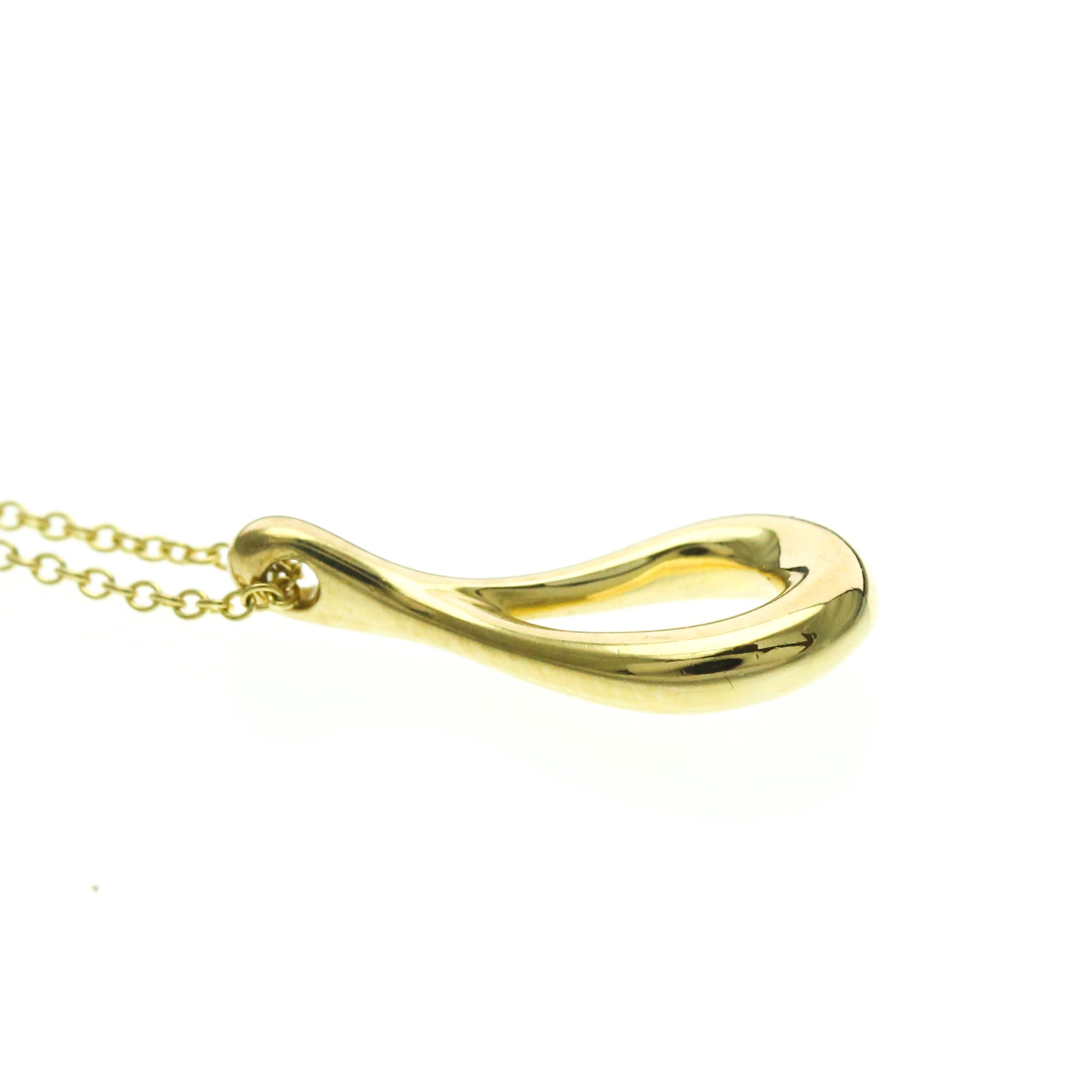 Tiffany Open Teardrop · 18K Yellow Gold