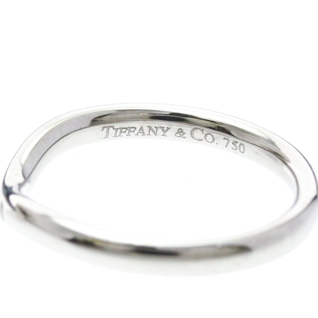 Tiffany Curved Band · Platinum · Diamonds
