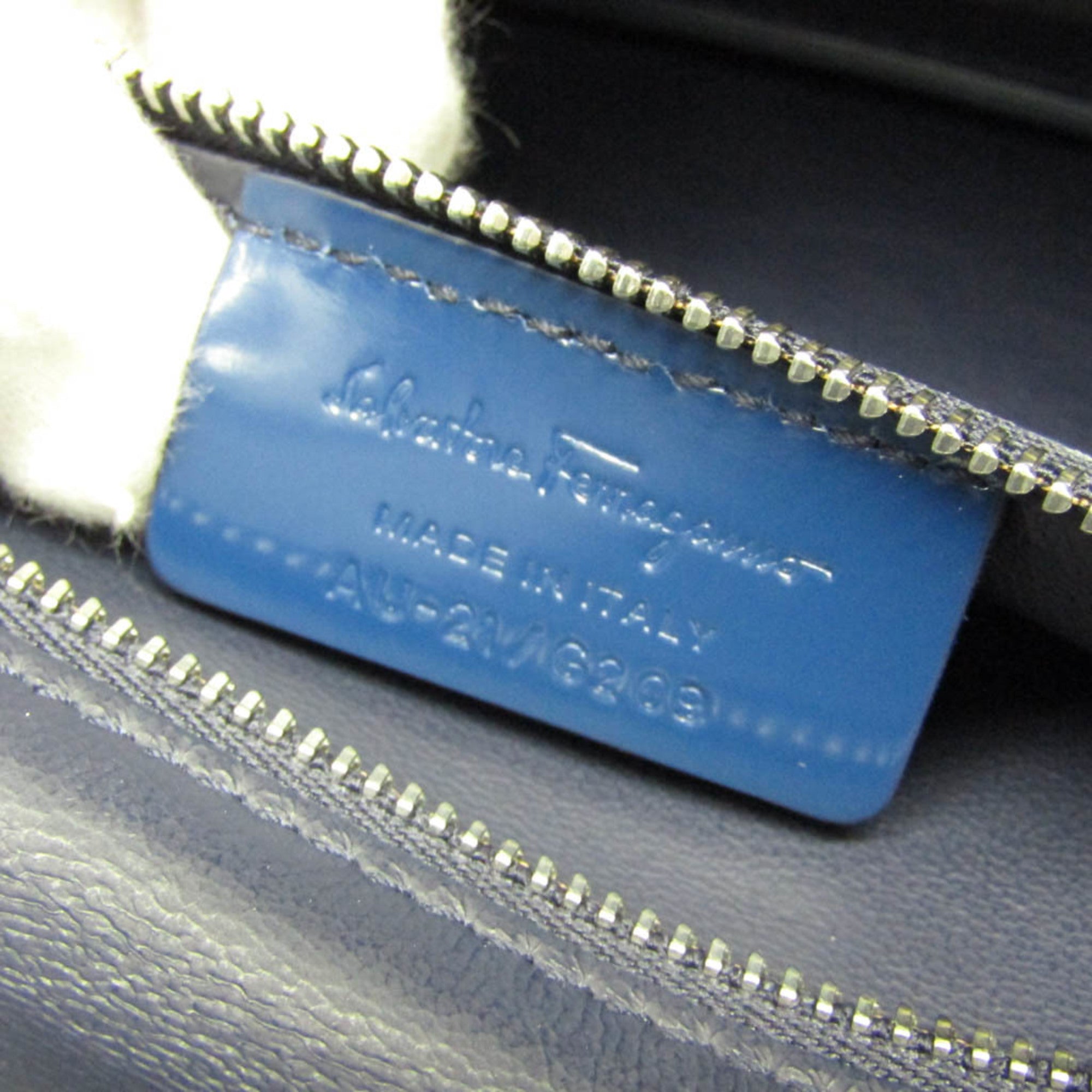 Salvatore Ferragamo Vara · Enamel Leather