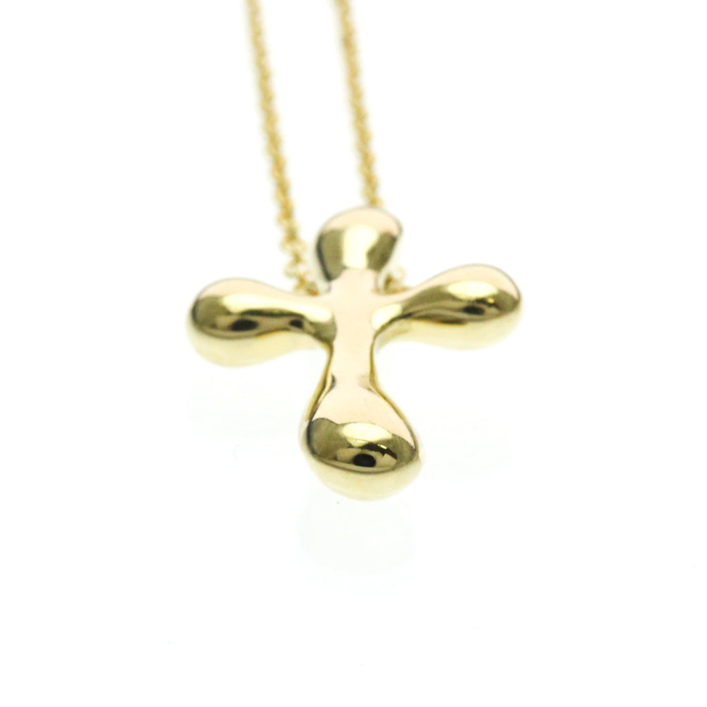 Tiffany Cross Pendant · 18K Yellow Gold