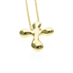 Tiffany Cross Pendant · 18K Yellow Gold