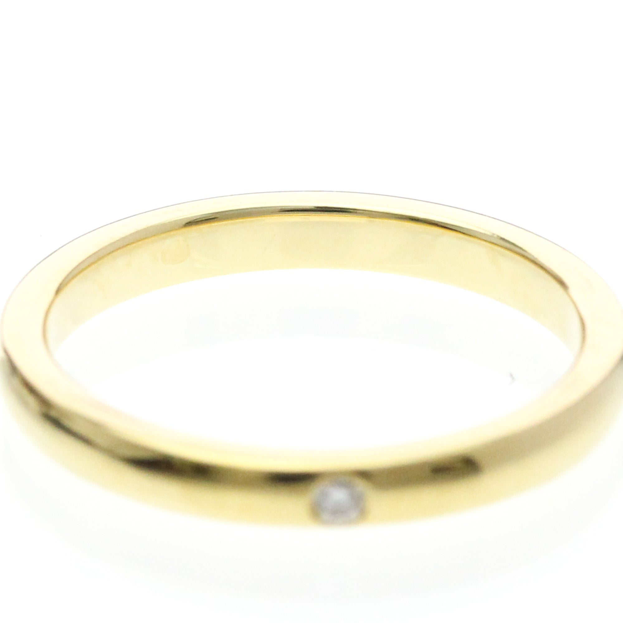 Tiffany Stacking Band · 18K Yellow Gold · Diamond