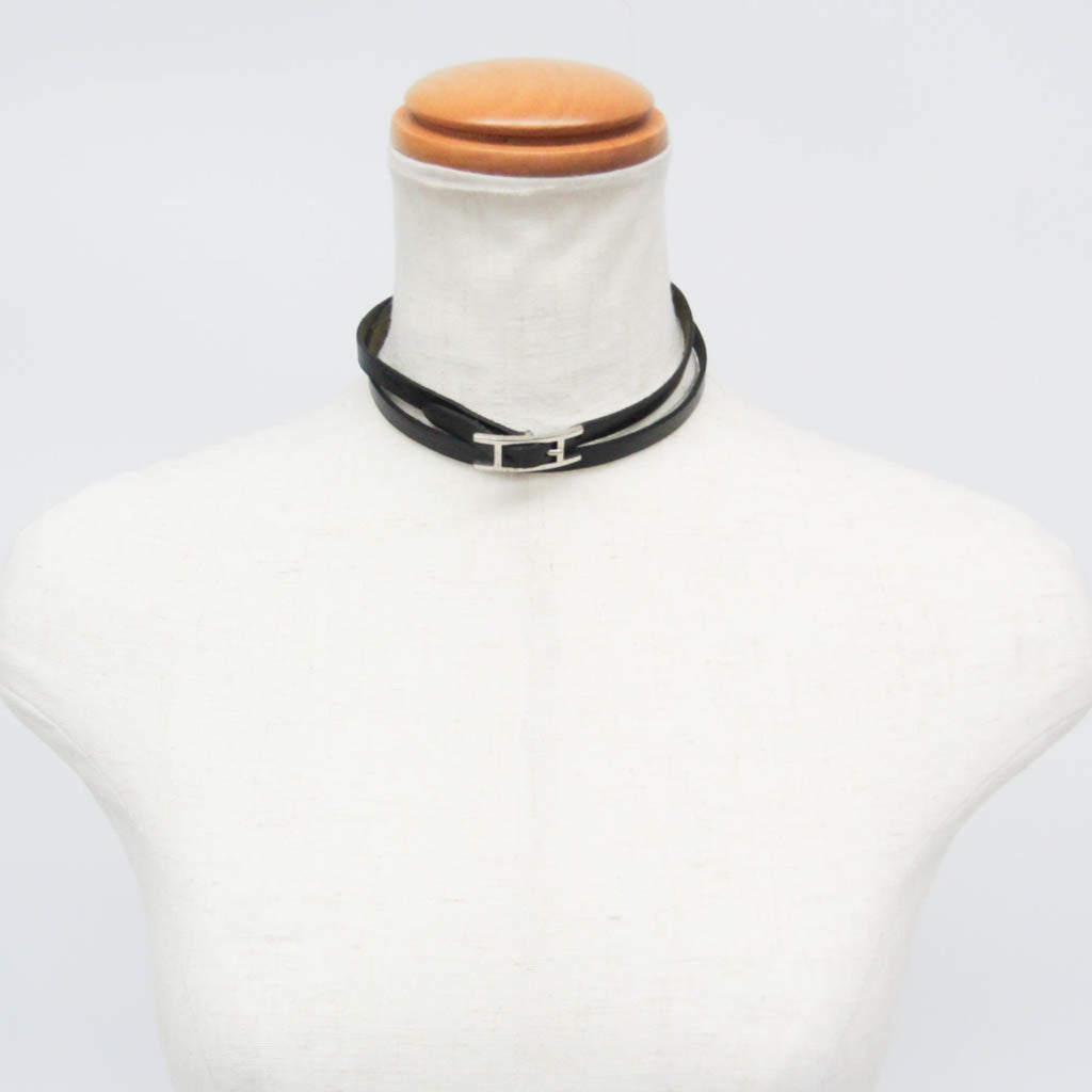 Hermès Hapi · 4-Row Leather Bangle