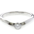 Tiffany Curved Band · Platinum · Diamond