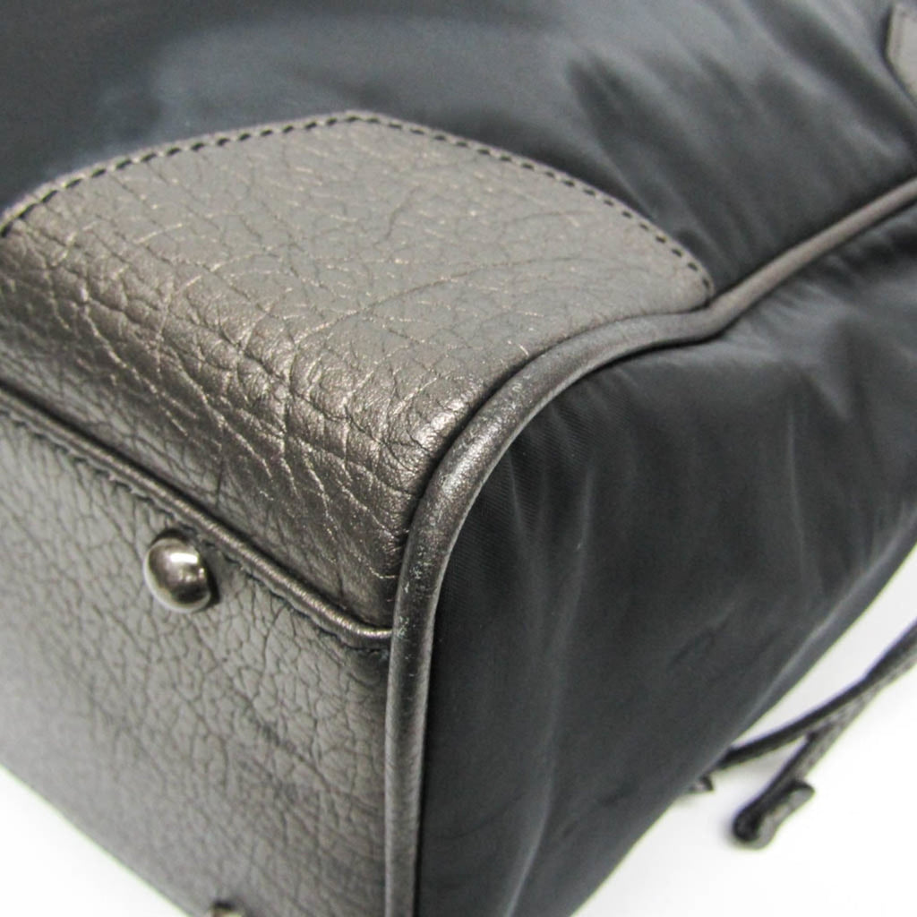 Burberry · Nylon & Leather Tote